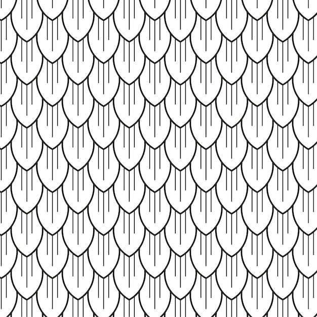 Dragon skin seamless pattern Linear scales