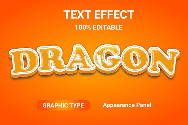 Dragon text effect