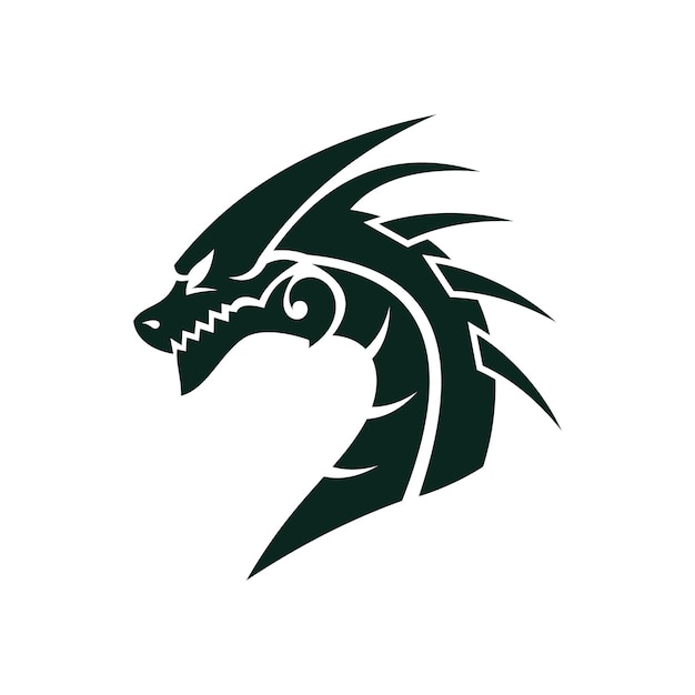 Dragon vector icon illustration