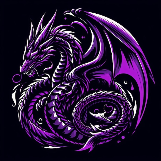 Dragon vector illustratie