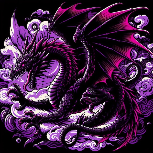 Dragon Vector Illustration