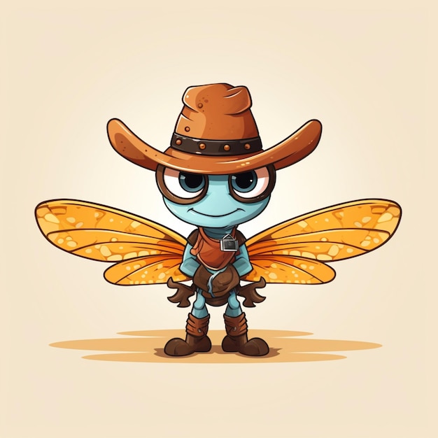 Dragonfly cartoon vector