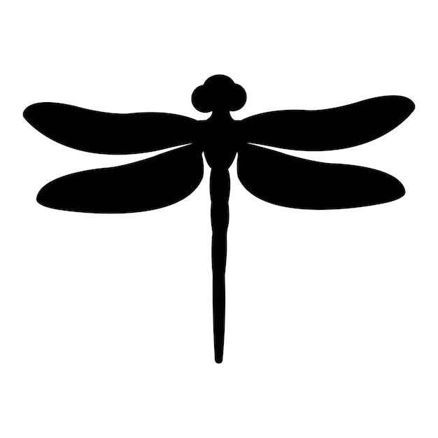 Dragonfly icon logo vector design template