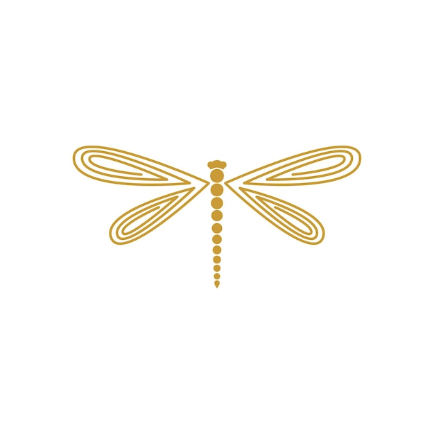 Dragonfly illustration icon