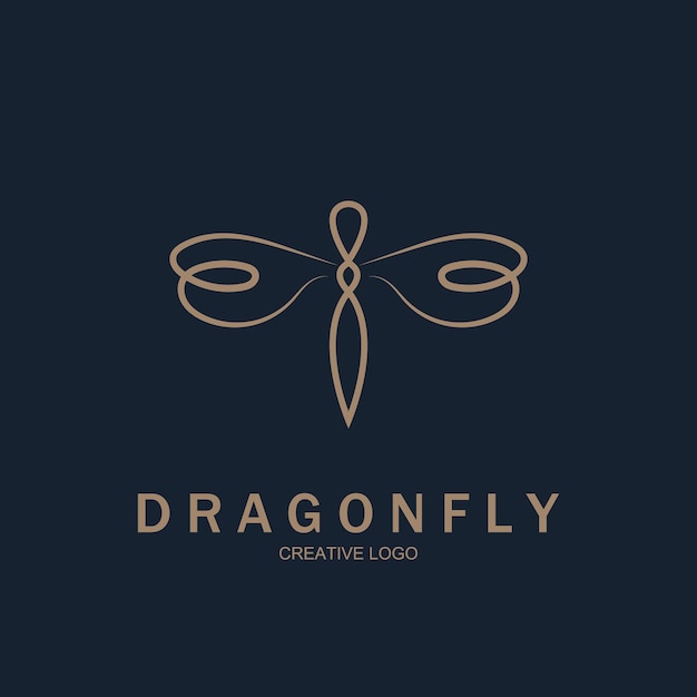 Dragonfly illustration icon