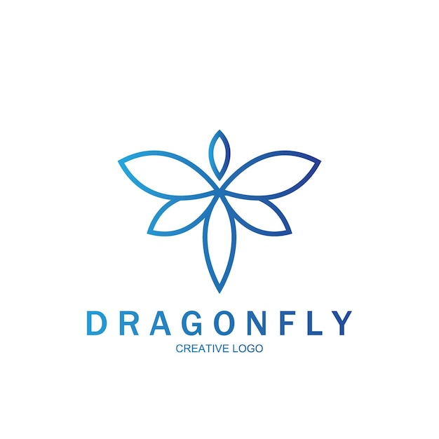 Dragonfly illustration icon