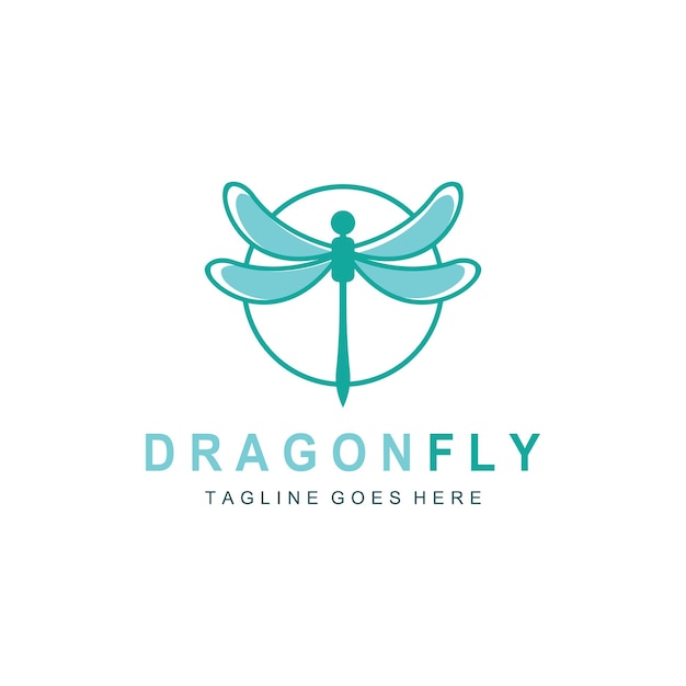 Dragonfly illustration icon