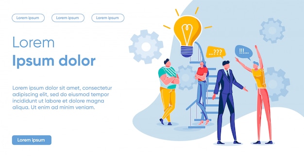 Vector dramatic changes landing page