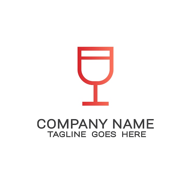 drank business sjabloon logo vector.