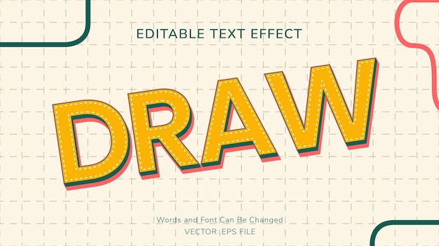 Draw Text Effect