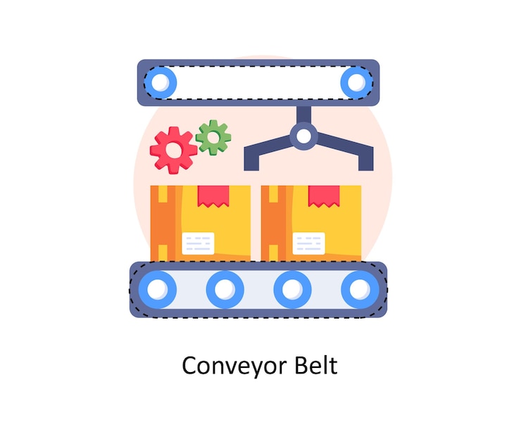 Vector a drawing of a belt that says conduit on it