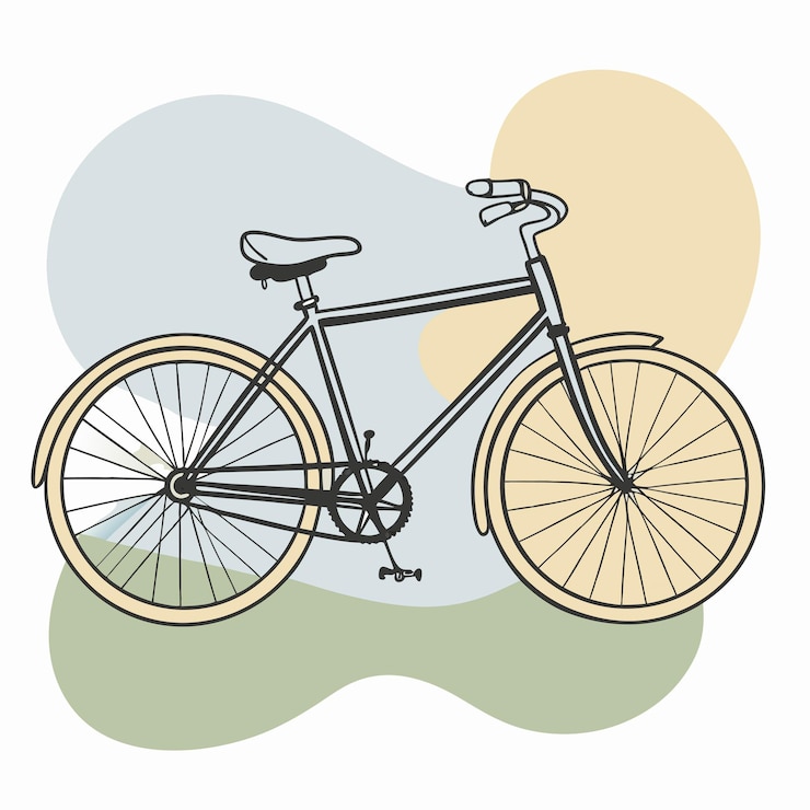 Vector tという言葉が書かれた自転車の絵