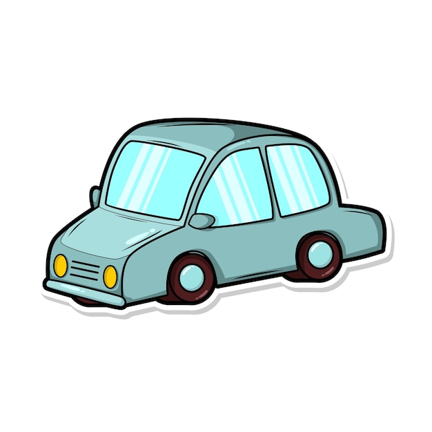 a drawing of a car with the word car on it