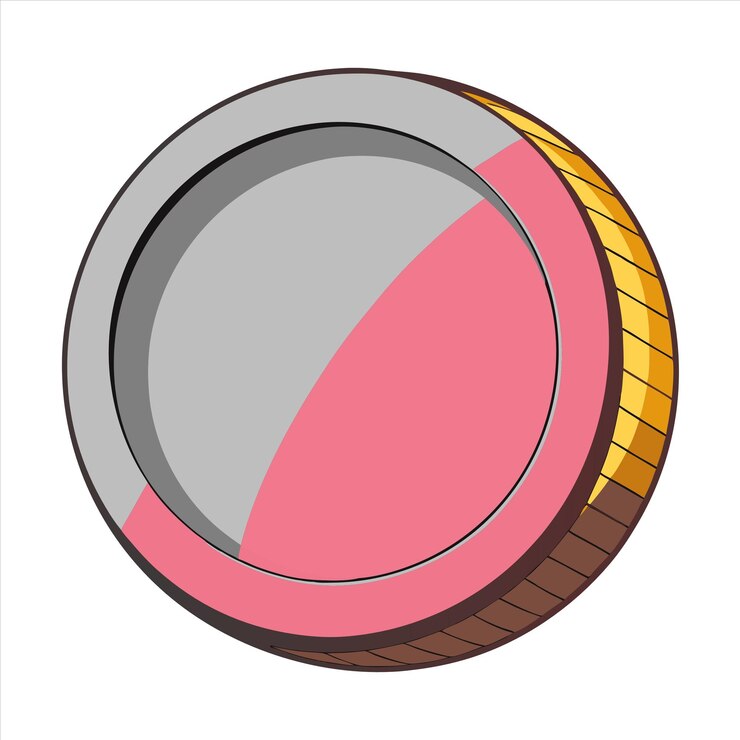 Vector a drawing of a circle with a red line on it