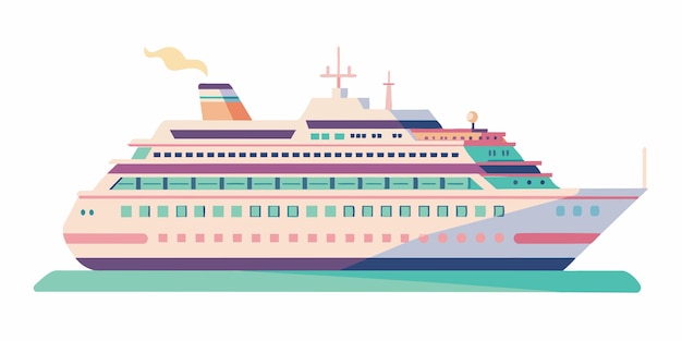 a drawing of a cruise ship from the company