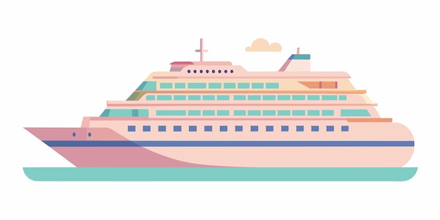 a drawing of a cruise ship from the companys website