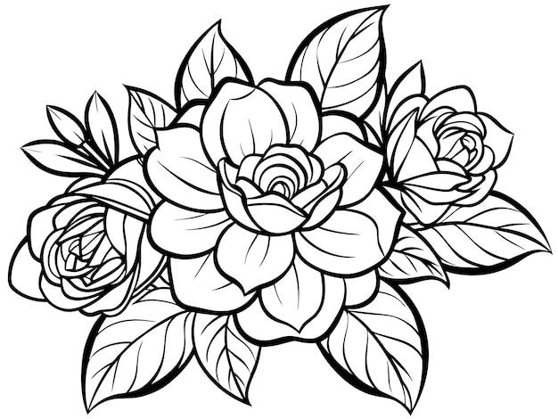 a drawing of a flower with the word peonies on it