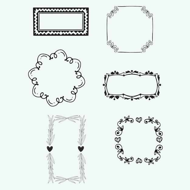 鏡の画像とフレームの画像のフレームの絵