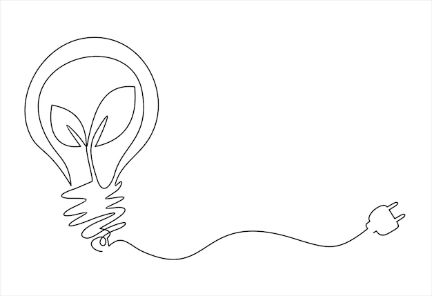 が付いている電球の図