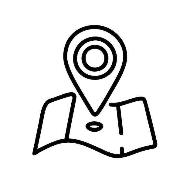 国の地図を描いた絵