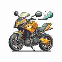 Vector a drawing of a motorcycle with the word quot motorcycle quot on it