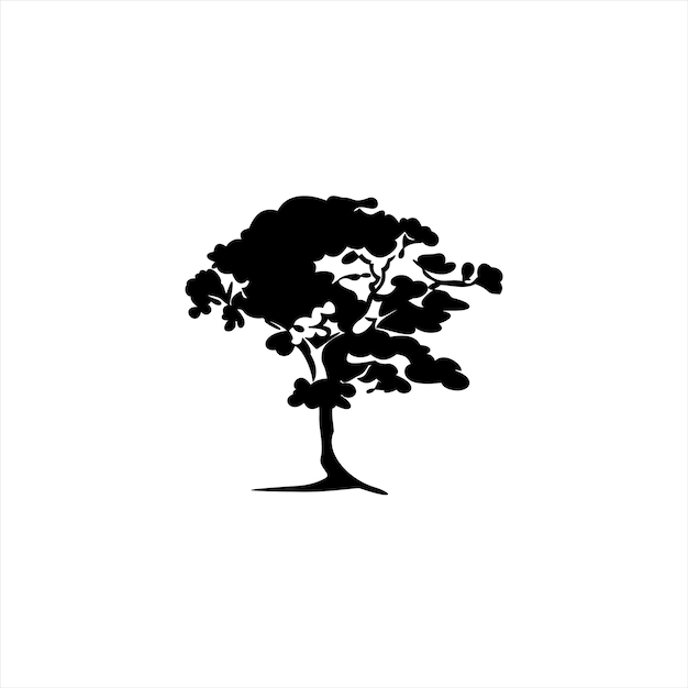 Disegno dell'illustrazione di vettore dell'albero della natura