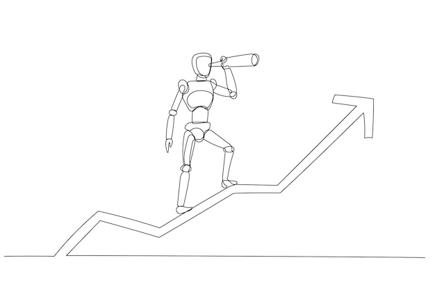 Вектор Рисунок vector robot chatbotai в науке и бизнесе