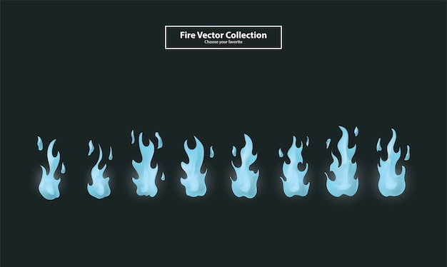 Вектор Рисунок контура огня векторный элемент пламя значок логотип мультфильм обои фон клипарт набор символов