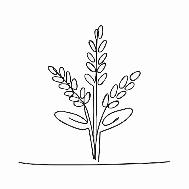 a drawing of a plant with leaves that says sprout