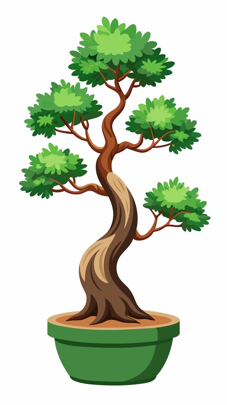 Vector a drawing of a tree with the words  oak  on a white background