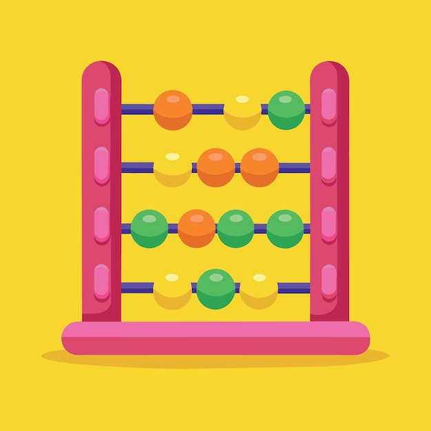 a drawing of a window with a colorful bead and colored buttons