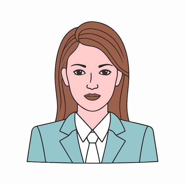 スピーチバブルを持つ女性の絵
