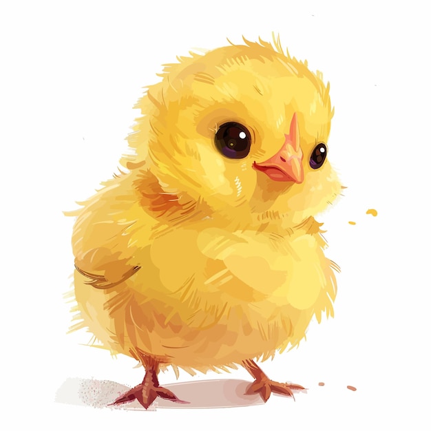 рисунок желтого курицы со словами "ребёнок" на ней
