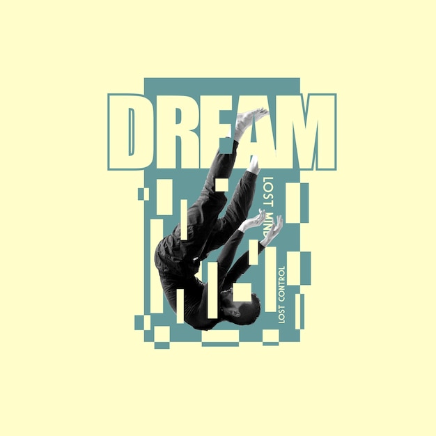 Vector dream abstract simple vintage fashion