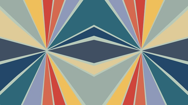 Vector dream calm colors triangles to the center background