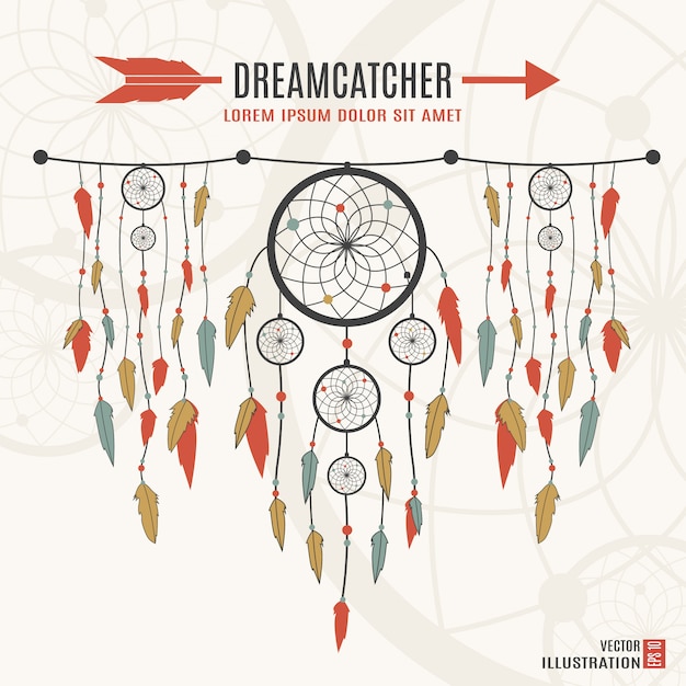 Dream catcher illustration