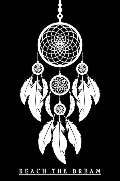 dream catcher vector design inspiration