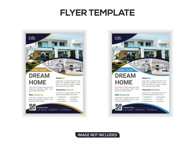 Dream home real estate flyer