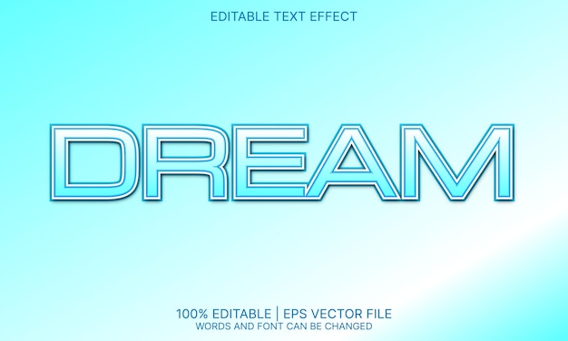 Dream text effect