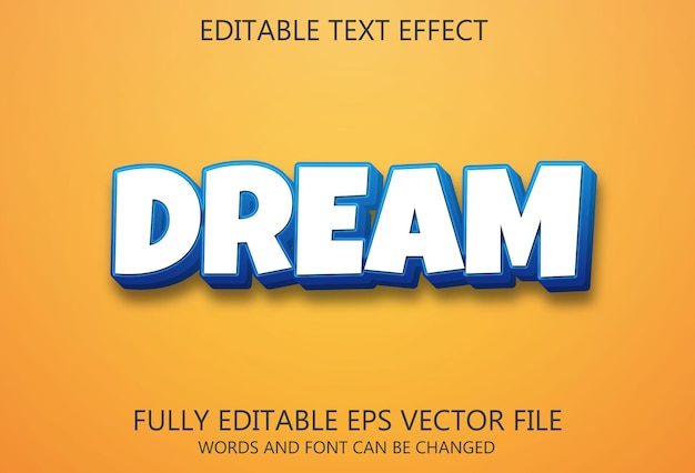 Dream text effect