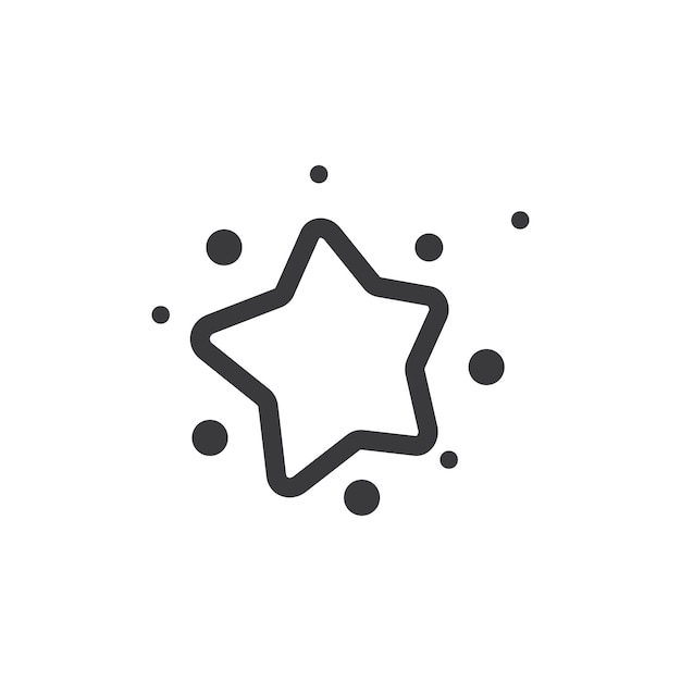 Значок логотипа звезды мечты