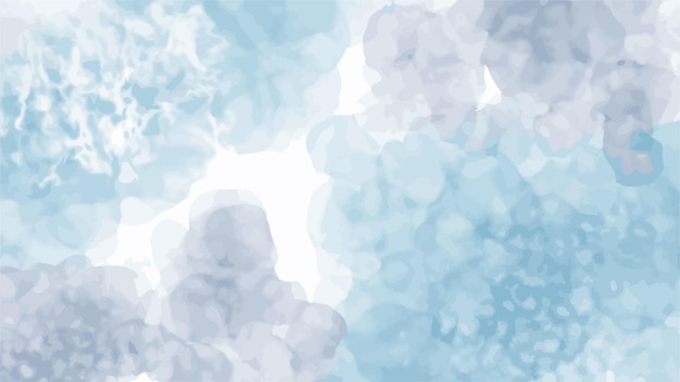 Dreamy Alcohol Ink Splash Background. Blue Watercolor Splash Vector Art Wallpaper