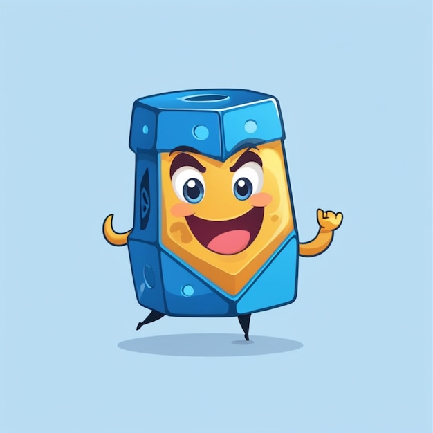 Dreidel cartoon vector background