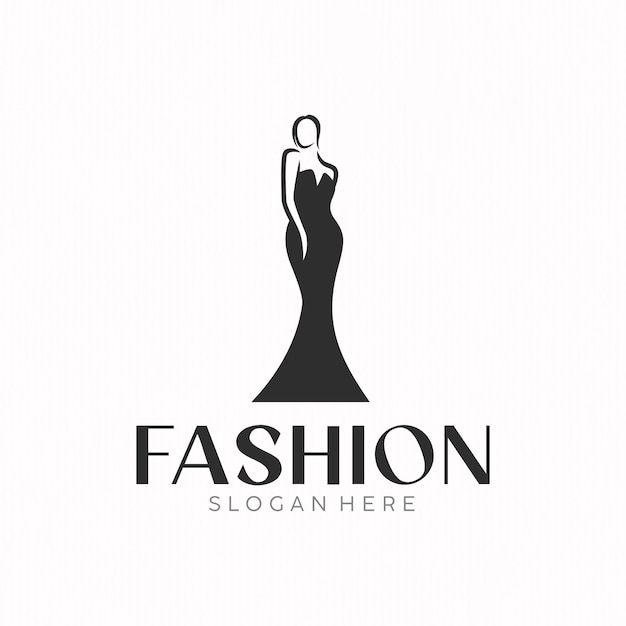 Dress fashion business logo design