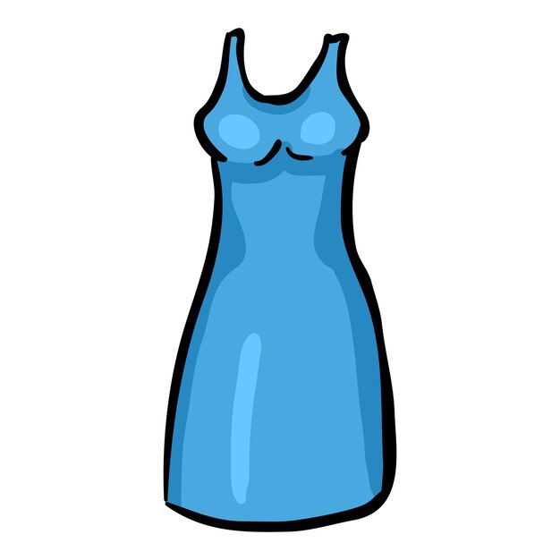 Dress Hand Drawn Doodle Icon