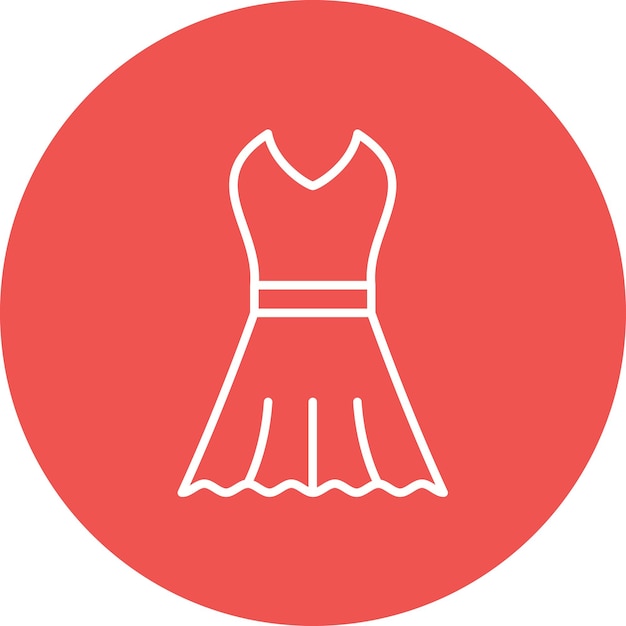 Dress icon vector image Can be used for Fashion