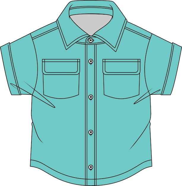 Vector dress shirt clothing