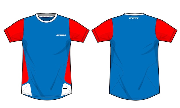 Premium Vector | Dri fit jersey template vector