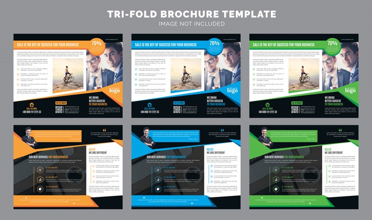 Driebladige Brochure Template