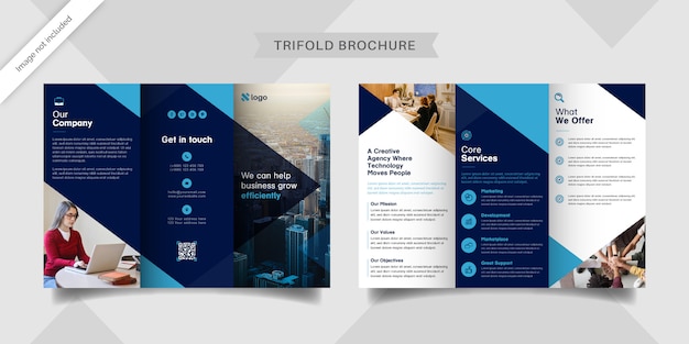 Driebladige brochure